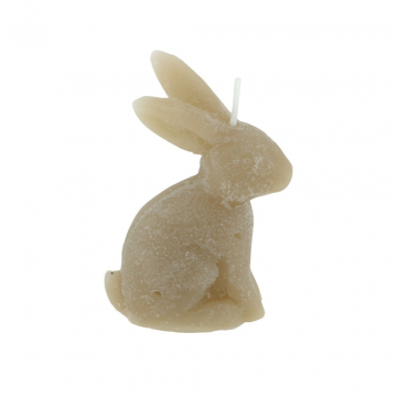 Home Society Deco Candle konijn taupe 9.6 cm
