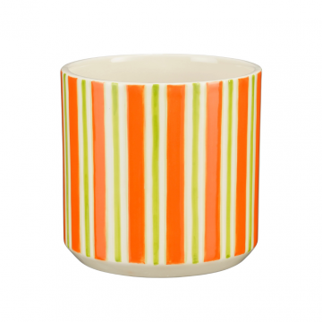 Mica Decorations Pot Julio oranje 13.5 x 13.5 cm