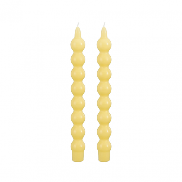 Mica Decorations Dinerkaars bol geel 25 cm