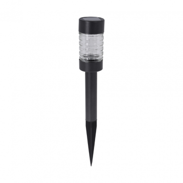 Solarlamp zwart LED 27 cm