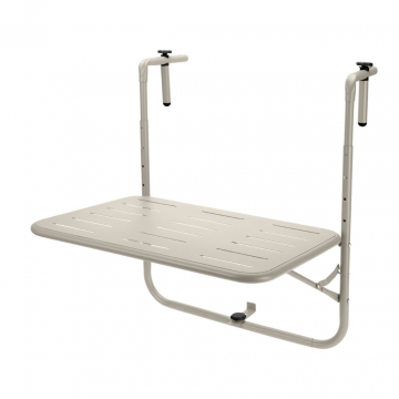 Pro Garden Balkontafel beige 61.5 x 51 x 5 cm