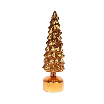 Decoratieboom roterend LED brons 36.5 x 10 cm
