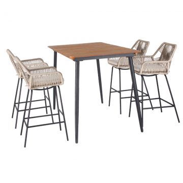 Ease Up Napoli barset beige 4 personen