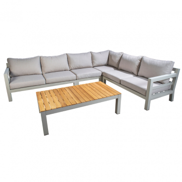 Yoi Midori cornerset salix met coffee table 140 cm