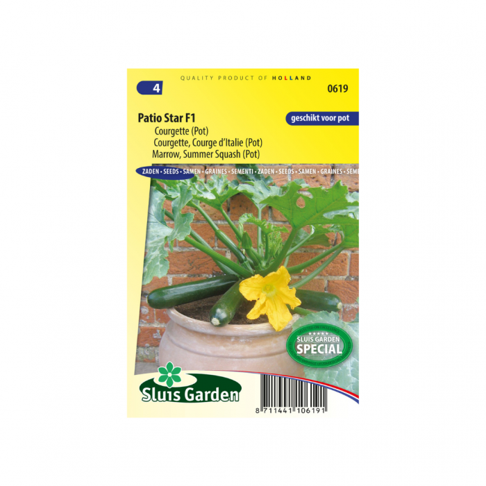 Courgette pot Patio Star F1 main product photo