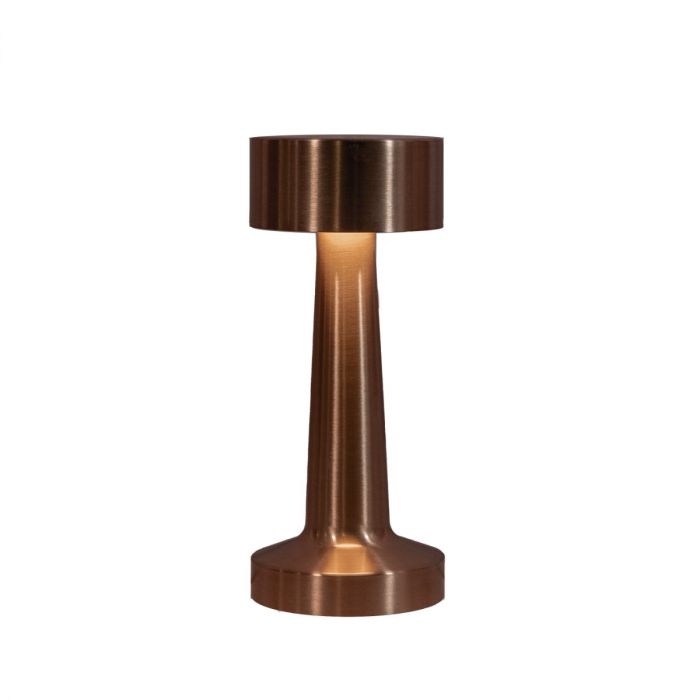 Draadloze Tafellamp Koper Dimbaar LED 21 x 9 main product photo
