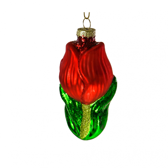 Werner Voss ornament tulp rood glas main product photo