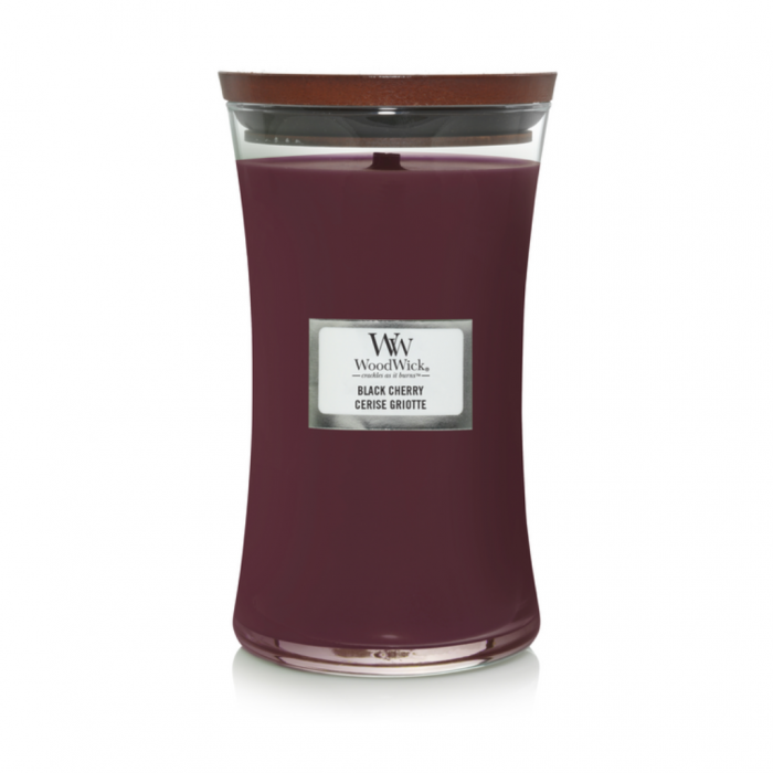 WoodWick Black Cherry Large Candle main product photo