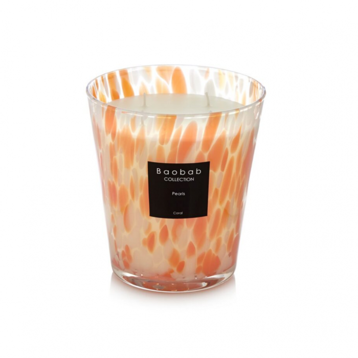 Baobab Geurkaars Pearls Coral main product photo