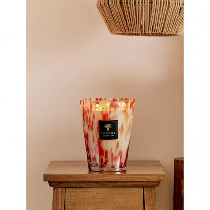 Baobab Geurkaars Pearls Coral