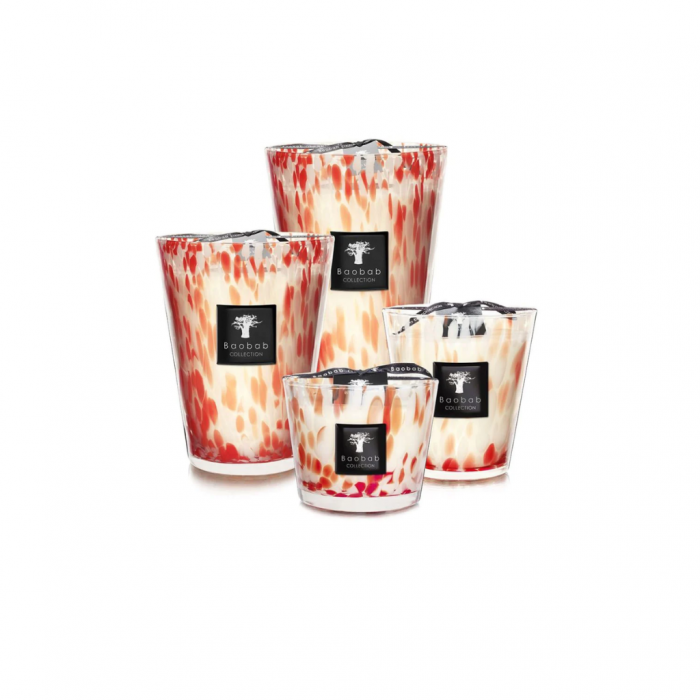 Baobab Geurkaars Pearls Coral