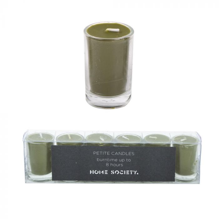 Home Society Minikaarsjes Votive groen 6 stuks main product photo