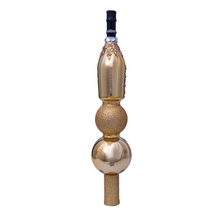 Vondels Kersthanger piek champagne fles
