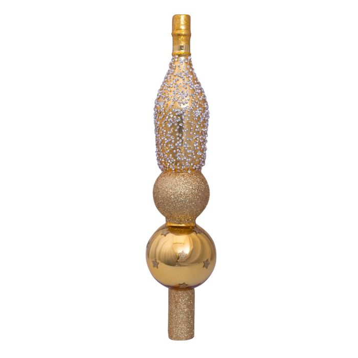 Vondels Kersthanger piek champagne fles