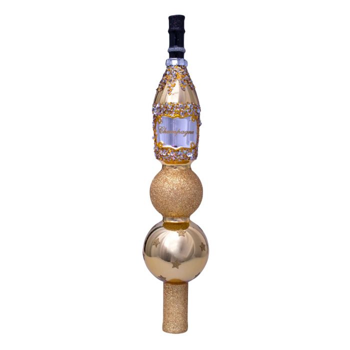 Vondels Kersthanger piek champagne fles main product photo