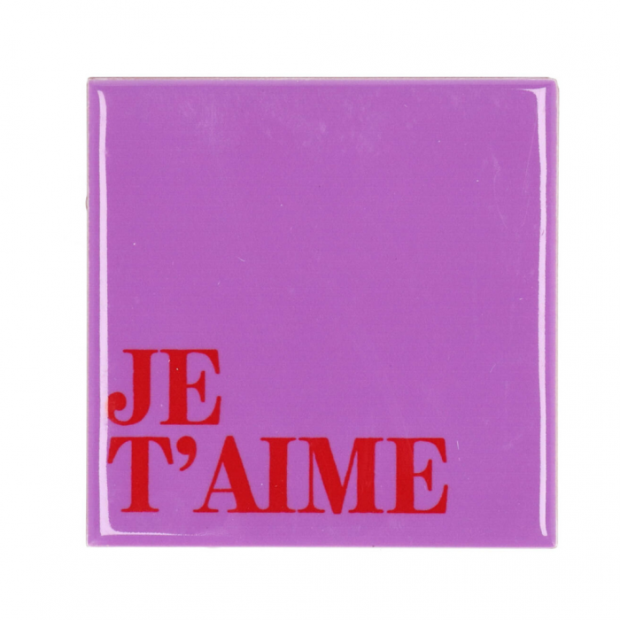 Tegel Je Táime Paars 10 x 10 cm main product photo