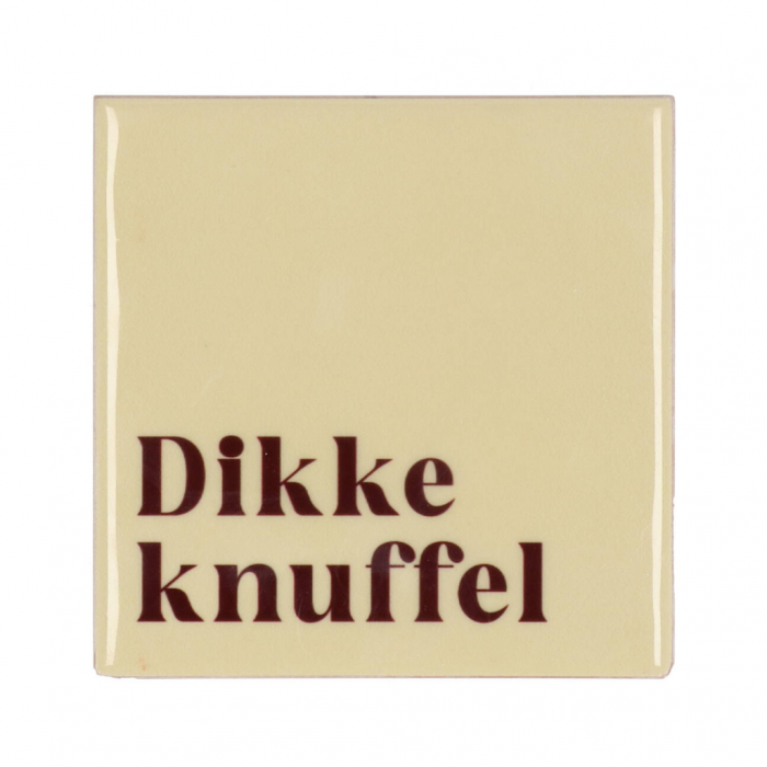 Tegel Dikke Knuffel Beige 10 x 10 cm main product photo