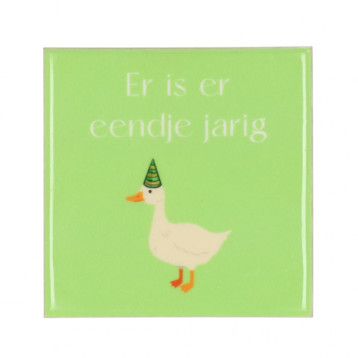 Tegel Jarig Groen 10 x 10 cm main product photo