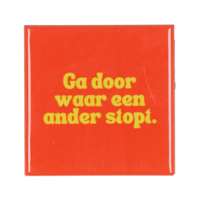 Tegel Ga Door Oranje 10 x 10 cm main product photo