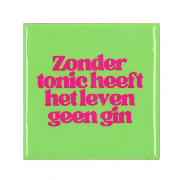 Tegel Zonder Tonic Groen 10 x 10 cm main product photo