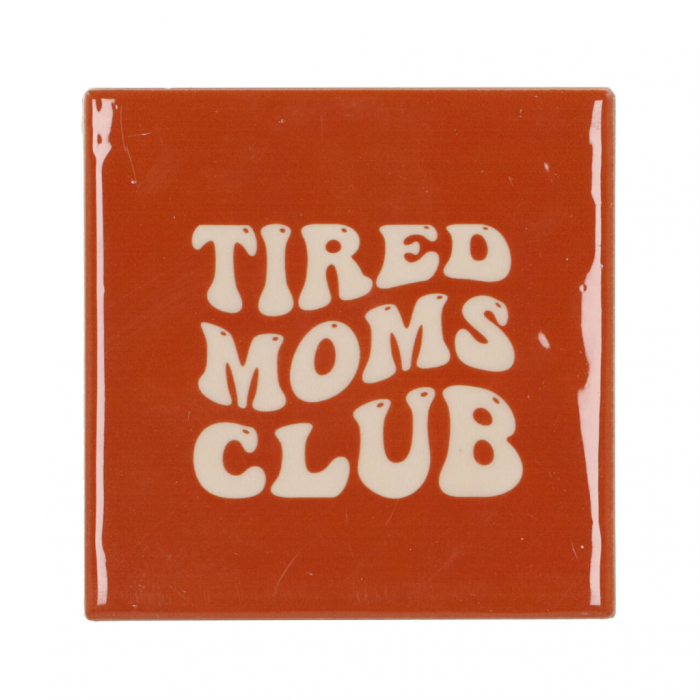 Tegel Tired Moms Club Bruin 10 x 10 cm main product photo