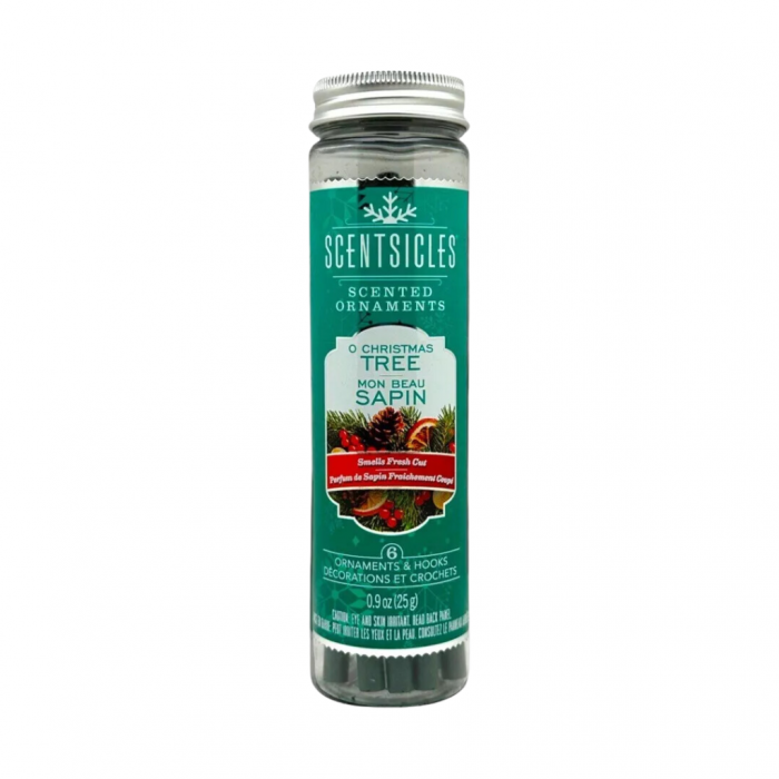 Scentsicles Geurstokjes met haakjes O Christmas Tree 6 stuks main product photo
