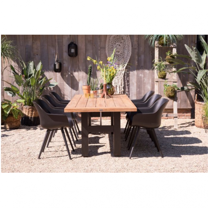 Hartman Yasmani Table Teak Top Vintage Brown 180 cm