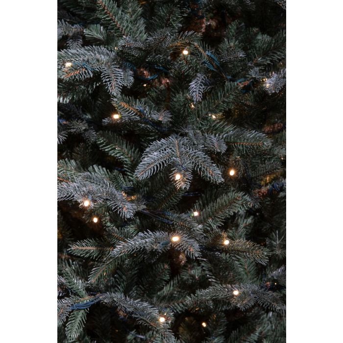 Black Box Trees kunstkerstboom Frasier blauw met verlichting 215x145cm