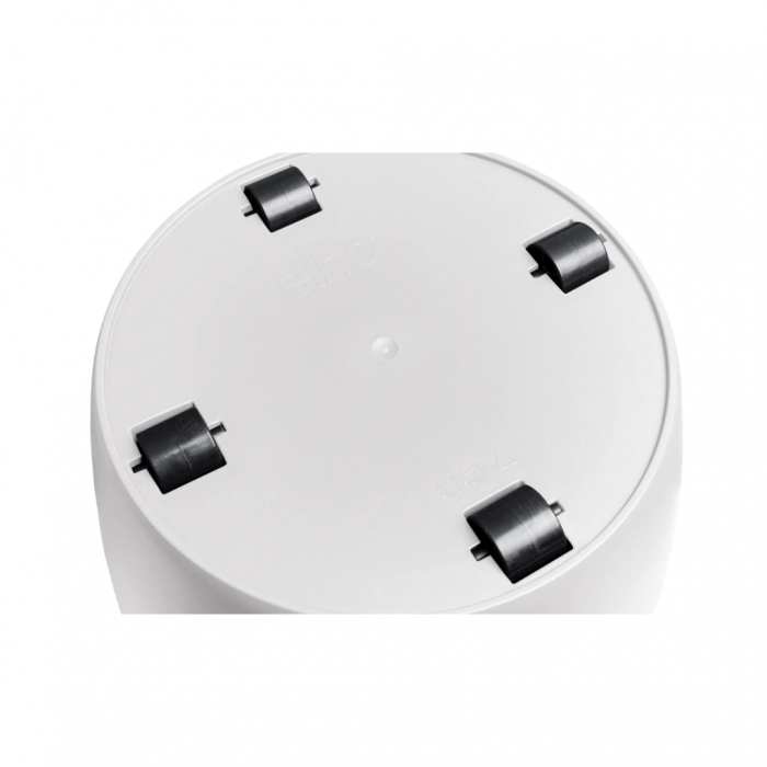 Elho Brussels Rond Wielen 35cm Wit