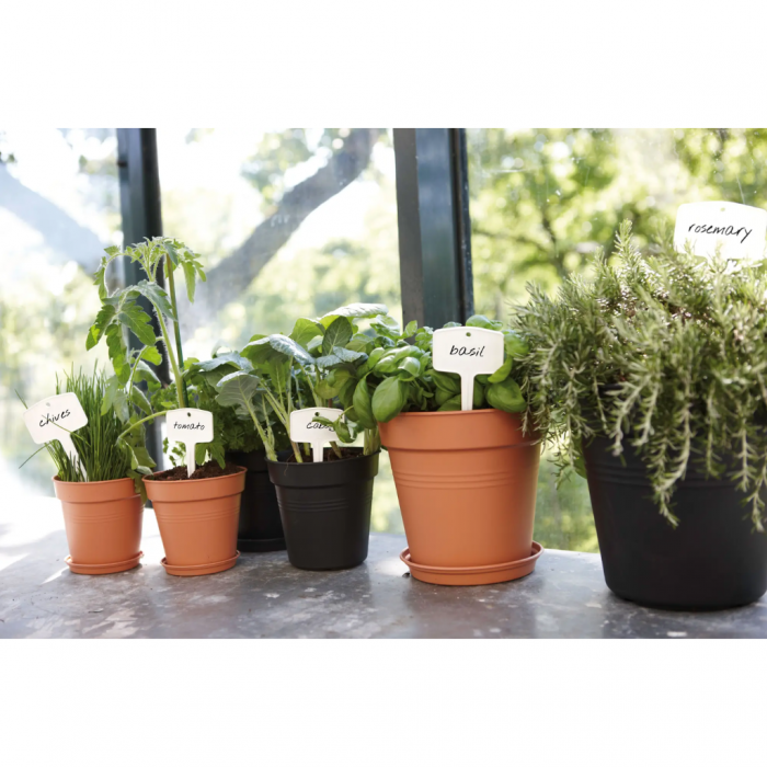 Elho Green Basics schotel zwart 17 cm