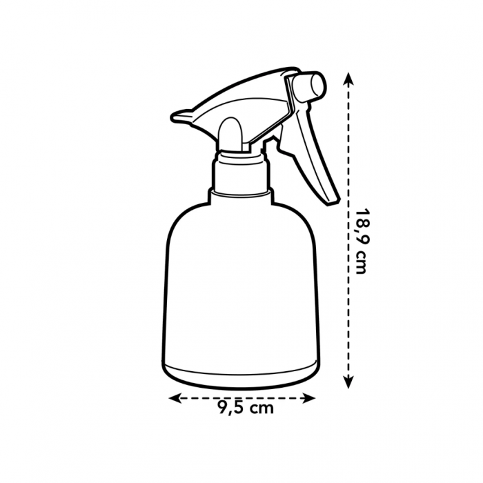 Elho plantenspuit B for soft antraciet licht 0.6L