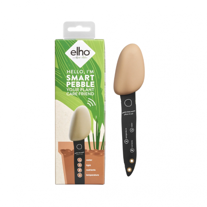 Elho Smart Pebble bodemtester aardebruin main product photo