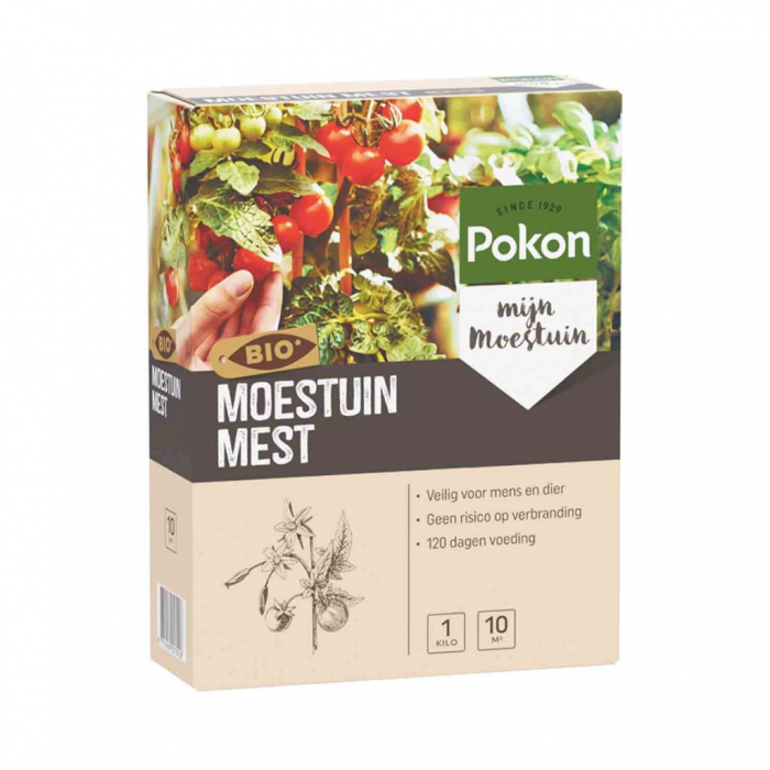 Pokon Bio Moestuin Mest 1kg main product photo