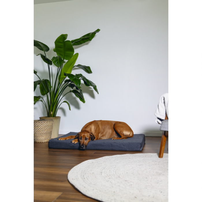 Beeztees orthopedisch hondenkussen Zira donkergrijs 120 x 80 cm