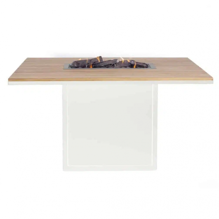 Cosiloft 120 Relax Dining white - teak main product photo