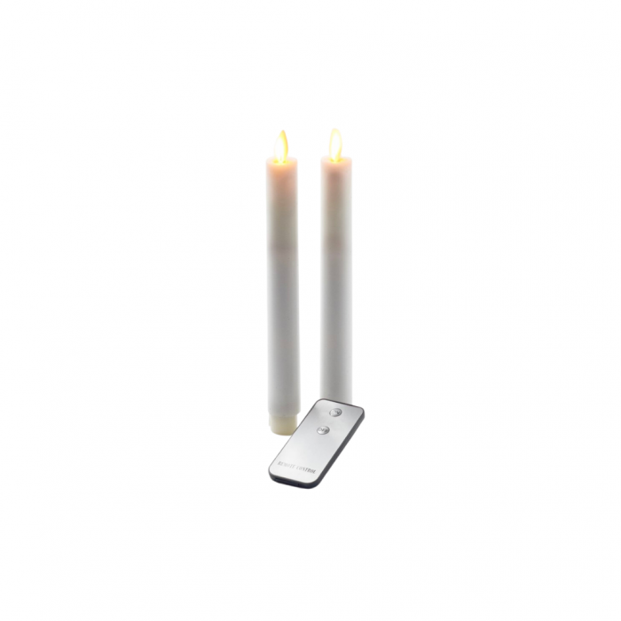 Dinerkaars Wit Rustiek Wax 23 cm (2 stuks) main product photo
