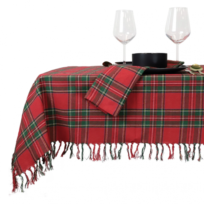 Unique Living Tafelkleed Xmas tartan 150 x 250 cm main product photo