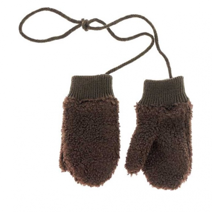 Unique Living Handschoen Teddy taupe 18 x 9 cm main product photo
