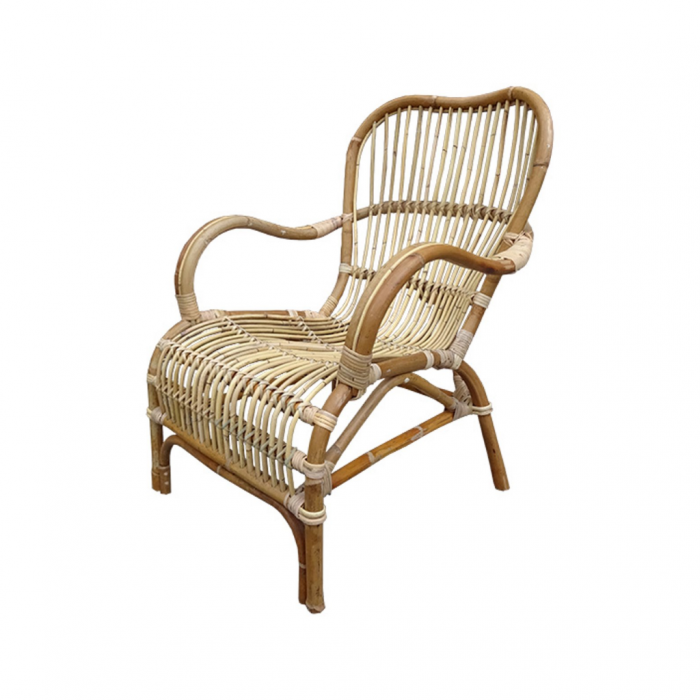Van der Leeden Loungestoel Rotan Bandung Naturel main product photo