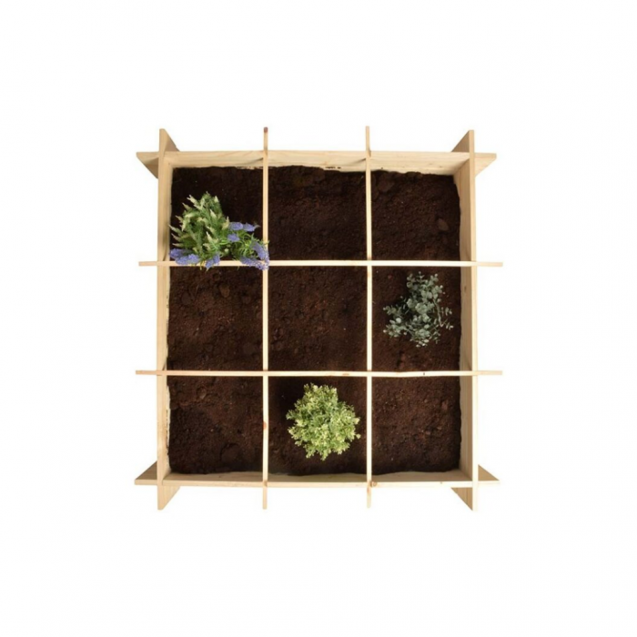 Esschert Design Houten vierkante meter tuin