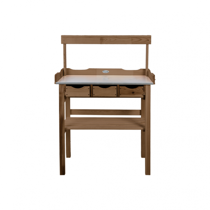 Esschert Design Oppottafel met opzetstuk bruin main product photo