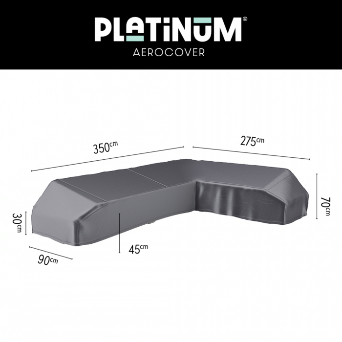 AeroCover Loungeset platformhoes rechts 350 x 275 x 90 x 30/45/70 cm main product photo