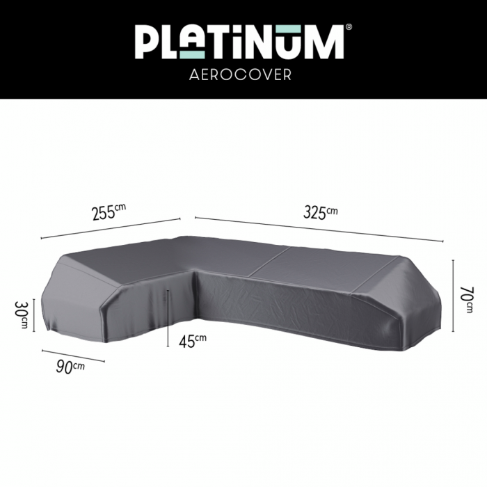 AeroCover Loungeset platformhoes links 325 x 255 x 90 x 30/45/70 cm main product photo
