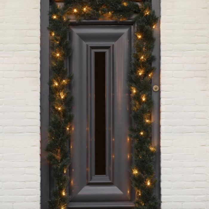 Glendon guirlande goen met verlichting 270 x 25 cm