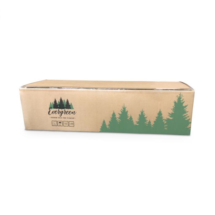 Janga kunstkerstboom met verlichting 300L H210x134cm