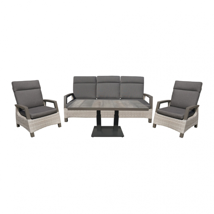 Royal Seasons Marseille loungeset met 3-zitsbank main product photo