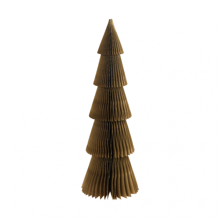 Papieren Kerstboom H 60 cm Goud main product photo