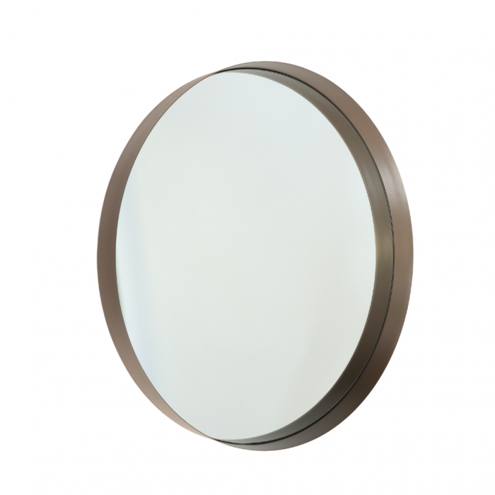 Spiegel met metalen rand Bruin 50 x 5 main product photo