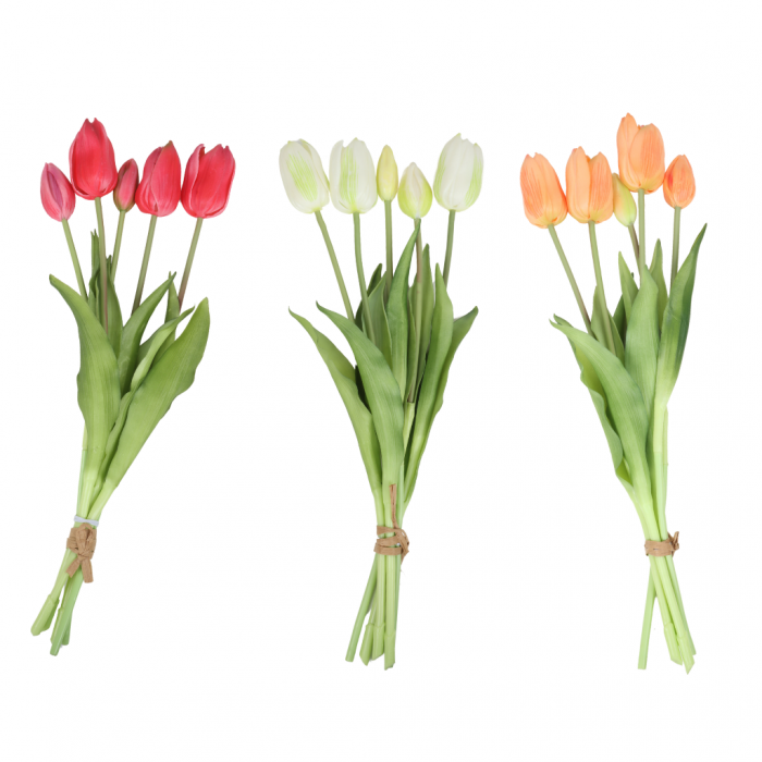 Zijden Tulpen bundel 5 stuks 40 cm main product photo