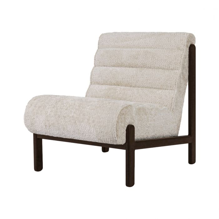 Stoel Espoo 64 x 79 x 74 cm bouclé beige main product photo